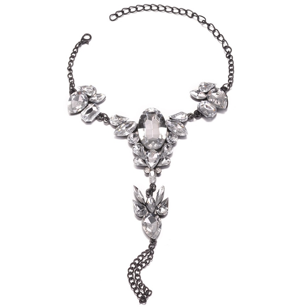 Beautiful Rhinestone Anklet - Picture 3 of 4